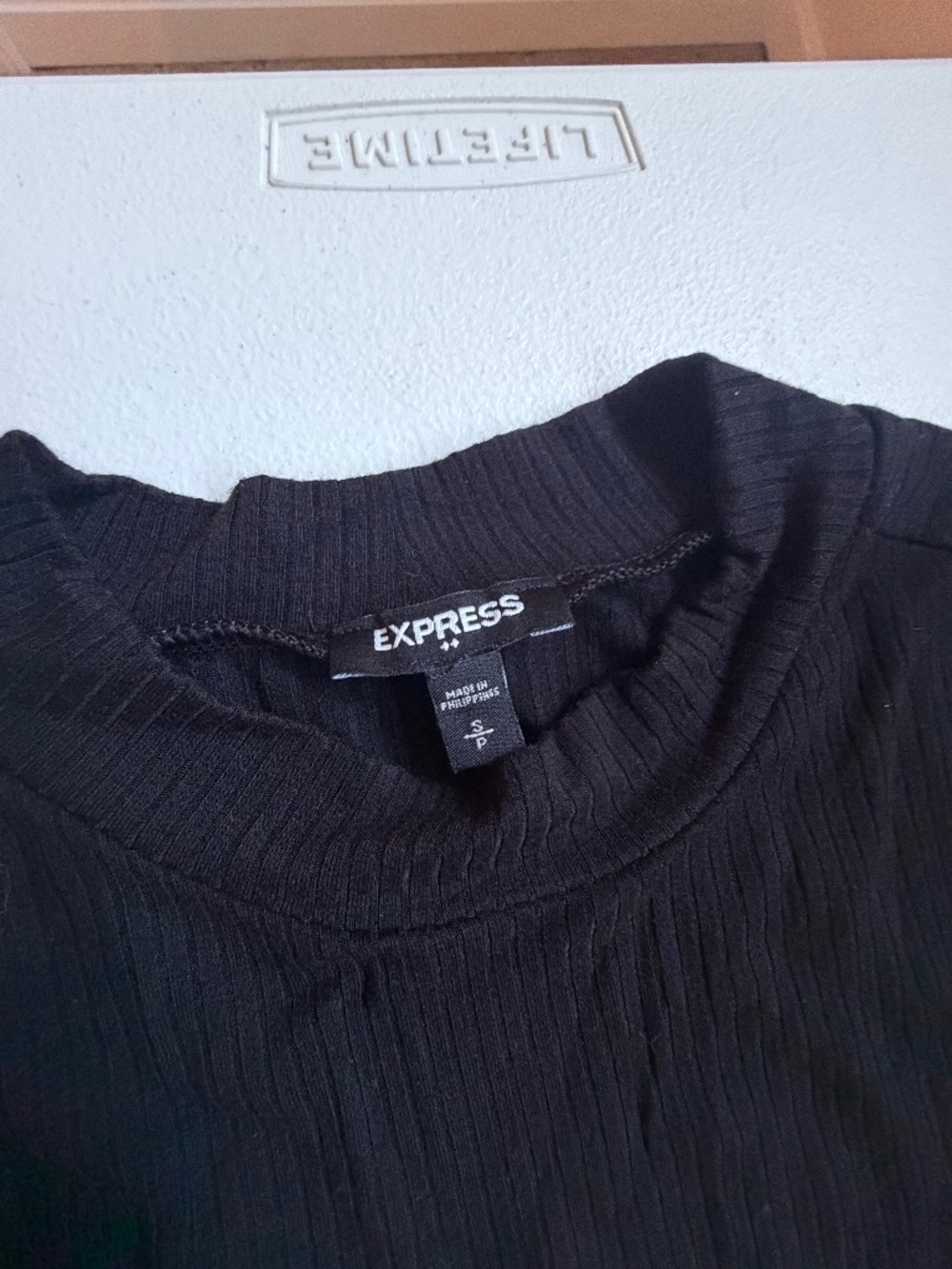 Classic black t-shirt dress